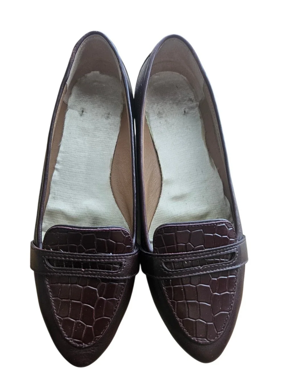Vionic Savannah Penny Loafers Womens Size‎ 6.5 Brown Leather Flats Classic Shoes